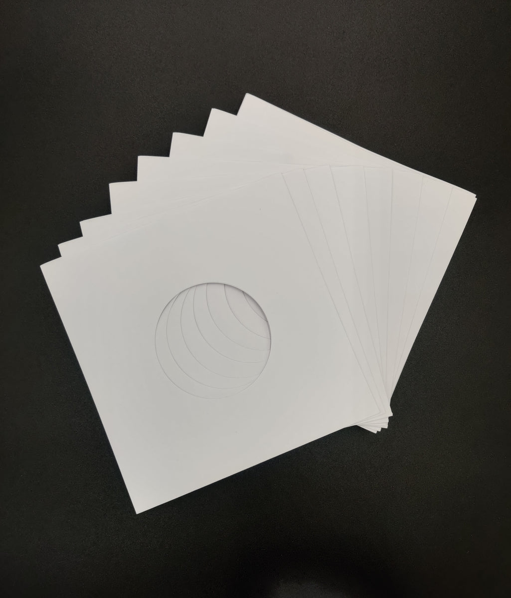 20Pcs Vinyl Record Inner Sleeves, White Kraft Paper Record Sleeves With Poly Lined For 12 Records