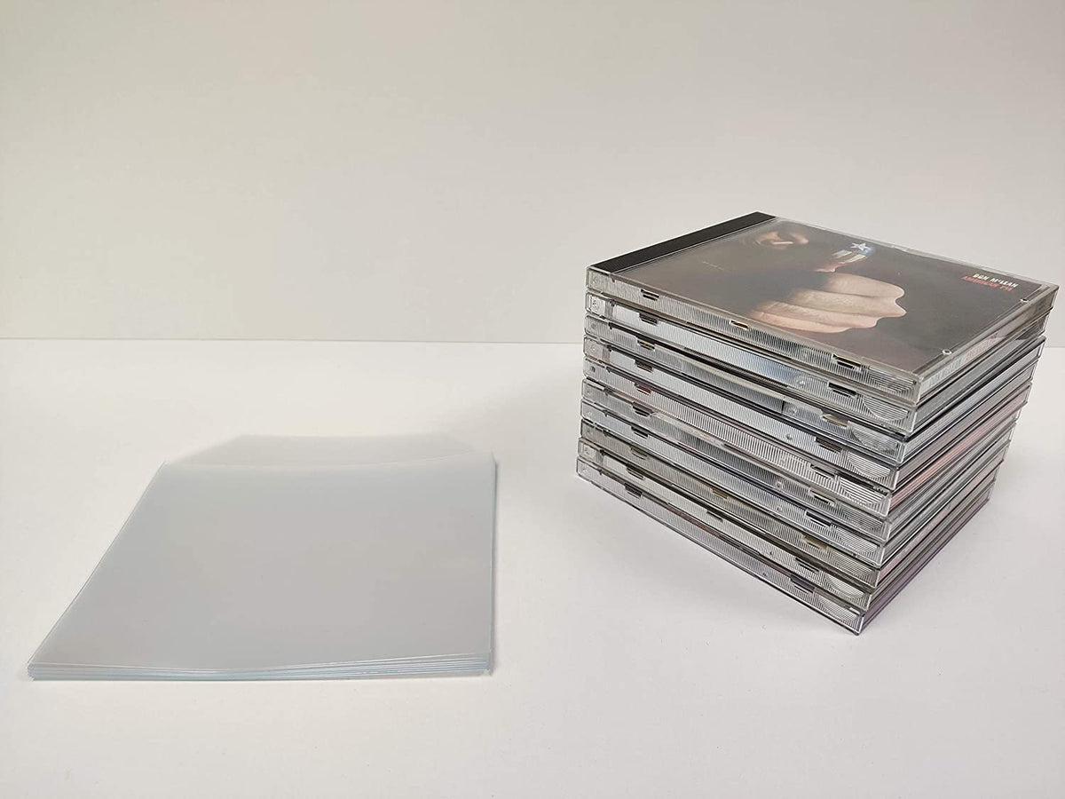 CD Double Jewel Case Replacement Clear Sleeve Panmer Ltd
