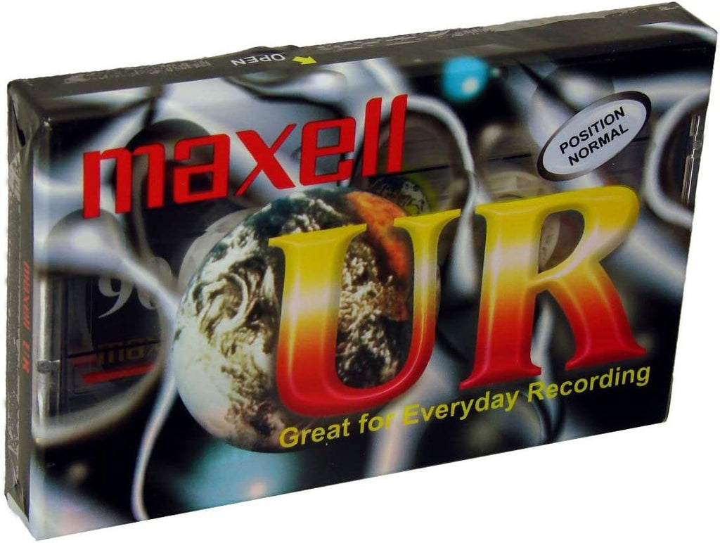 Maxell UR90 Audio Tape 90min Blank Media Cassette - Panmer Ltd