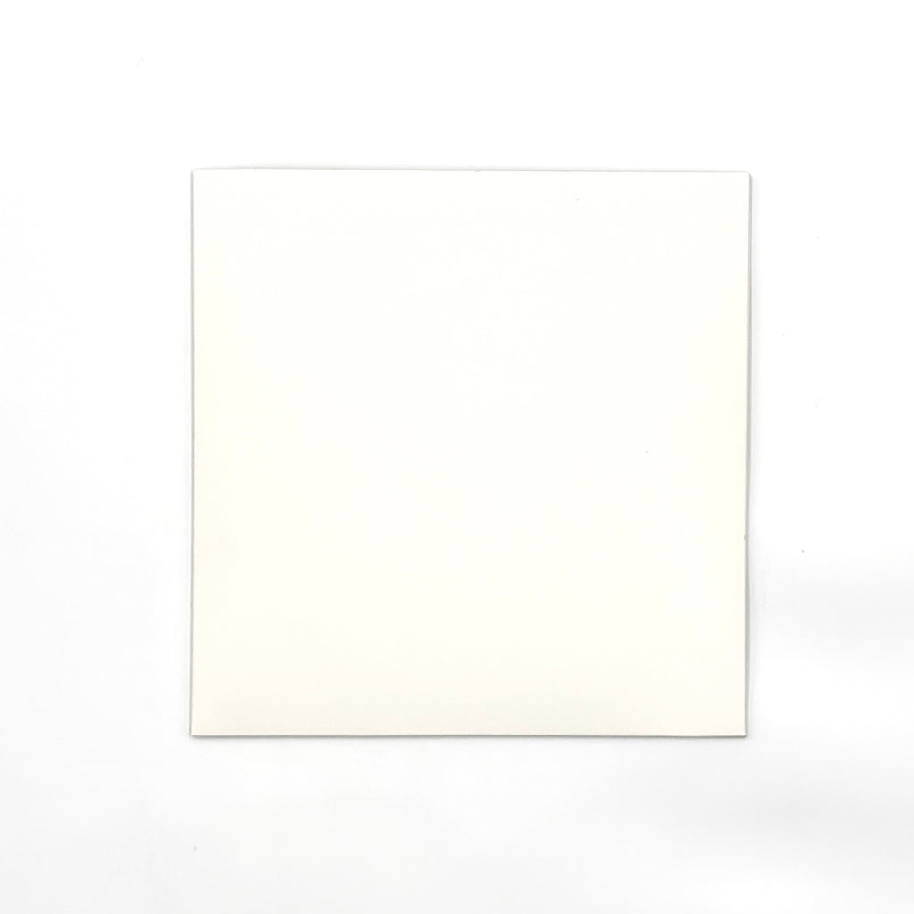 10" Card Record Sleeve 3mm Spine Jacket White Matt Raw (printable)