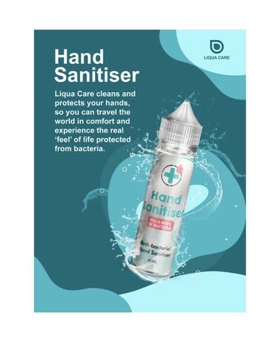 HAND SANITISER GEL HYGIENIC ANTI BACTERIAL ANTISEPTIC 60ML UK STOCK - Panmer Ltd