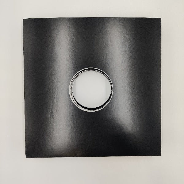 12" Card Record Sleeve 3mm Spine Jacket Black - Panmer Ltd