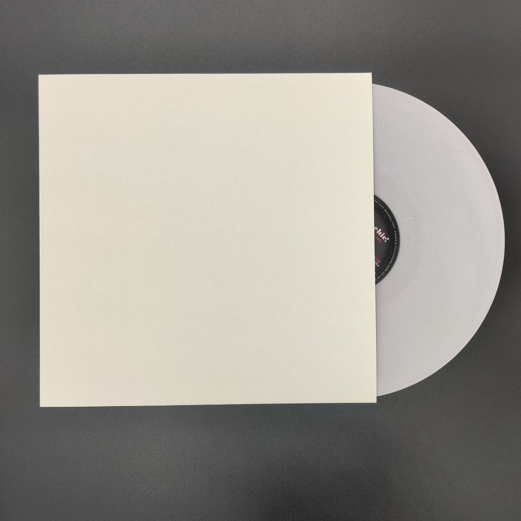 12" White Card Record Sleeve 3mm Spine Jacket No Holes - Panmer Ltd